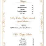 Menu LIN’S COFFEE RESTAURANT Kenitra December 2023 455210-174300
